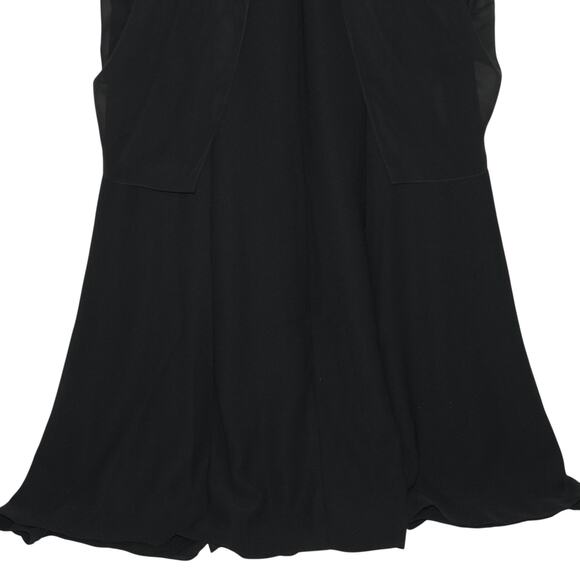 Modest Formal Black Dress with Pearl Details Size Large - Picture 12 of 14
